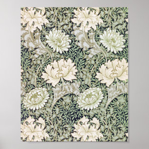Chrysanthemum, William Morris Poster