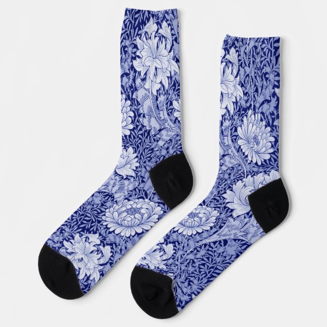 Chrysanthemum, William Morris Socks (Left)