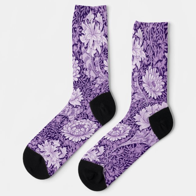 Chrysanthemum, William Morris Socks (Left)