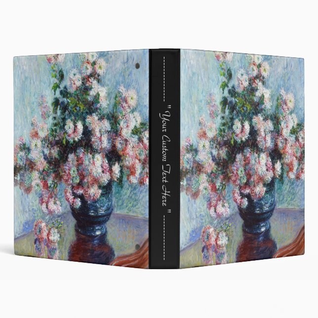 Chrysanthemums, 1882 Claude Monet Binder (Background)