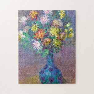 Chrysanthemums by Claude Monet Puzzle