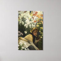 Chrysanthemums by James Tissot Fine Art