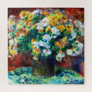 Chrysanthemums by Pierre-Auguste Renoir Jigsaw Puzzle