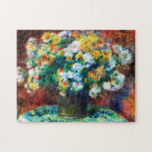 Chrysanthemums by Pierre-Auguste Renoir Jigsaw Puzzle