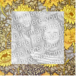 Chrysanthemums by William Morris Standing Photo Sculpture<br><div class="desc">William Morris (24 March 1834 – 3 October 1896) was an English textile designer,  artist,  writer,  and socialist associated with the Pre-Raphaelite Brotherhood and the English Arts and Crafts Movement. Morris wrote and published poetry,  fiction,  and translations of ancient and medieval texts throughout his life.</div>