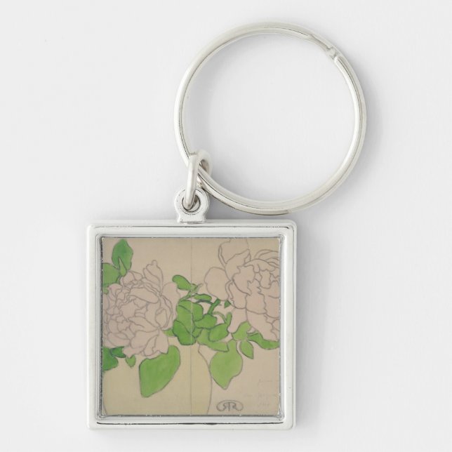 Chrysanthemums, c.1900 keychain (Front)