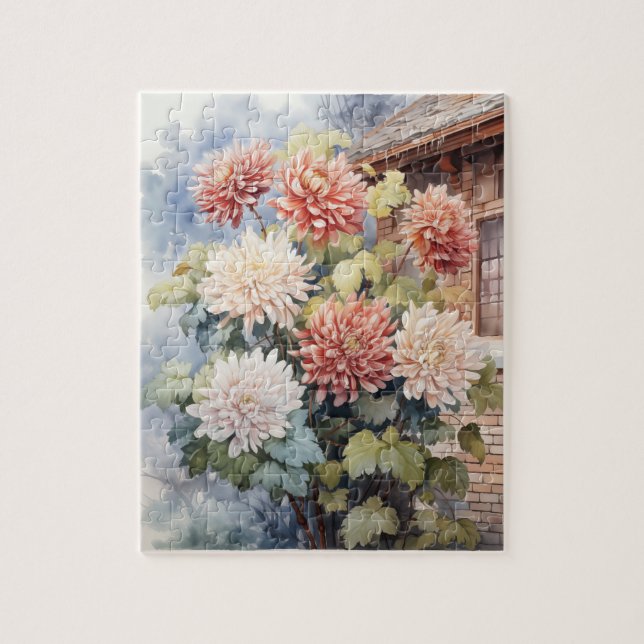 Chrysanthemums Chrysanthemums Puzzle 110 Pcs. 20,5 (Vertical)