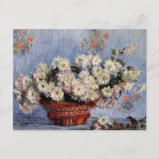 Chrysanthemums - Claude Monet Postcard