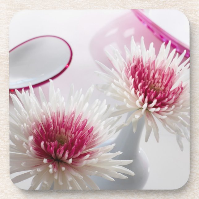 Chrysanthemums Coaster (Front)