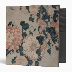 Chrysanthemums (colour woodblock) binder