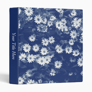 Chrysanthemums - Cyanotype Effect Binder