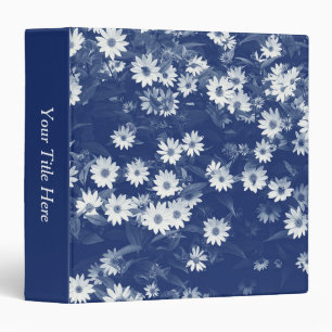 Chrysanthemums - Cyanotype Effect Binder
