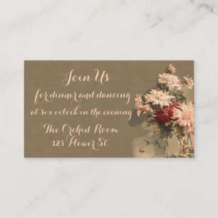 Chrysanthemums in a Bottle Reception Cards