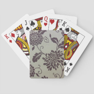 Chrysanthemums Playing Cards
