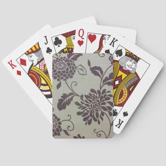 Chrysanthemums Playing Cards (Back)