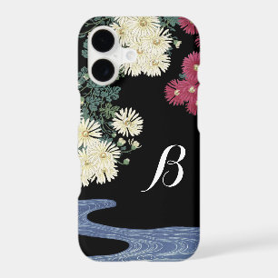 Chrysanthemums,Running Water, Japanese Floral