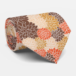Chrysanthemums Tie