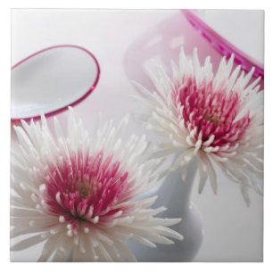 Chrysanthemums Tile