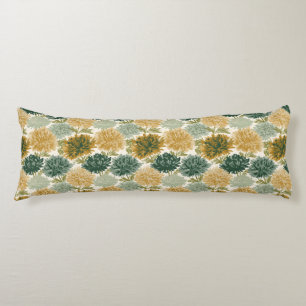 Chrysanths Botanical Office Decor Romantic Pregnan Body Pillow