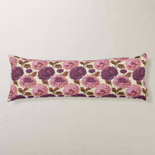 Chrysanths Floral Diy Décor Cottagecore Nexk Body Pillow