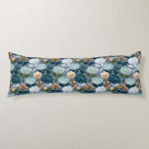 Chrysanths Flower French Country Coastal Travel Body Pillow