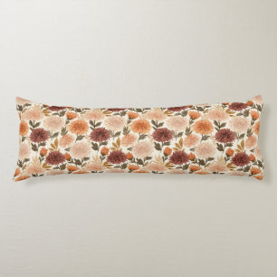 Chrysanths Flower Home Styling Vintage Couch Body Pillow