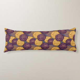 Chrysanths Garden Diy Décor Tropical Memory Foam Body Pillow