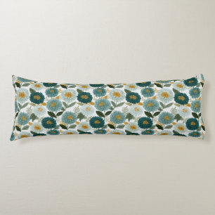 Chrysanths Nature Aesthetic Decor Boho Couch Body Pillow