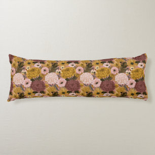 Chrysanths Print Home Makeover Artistic Maternity Body Pillow
