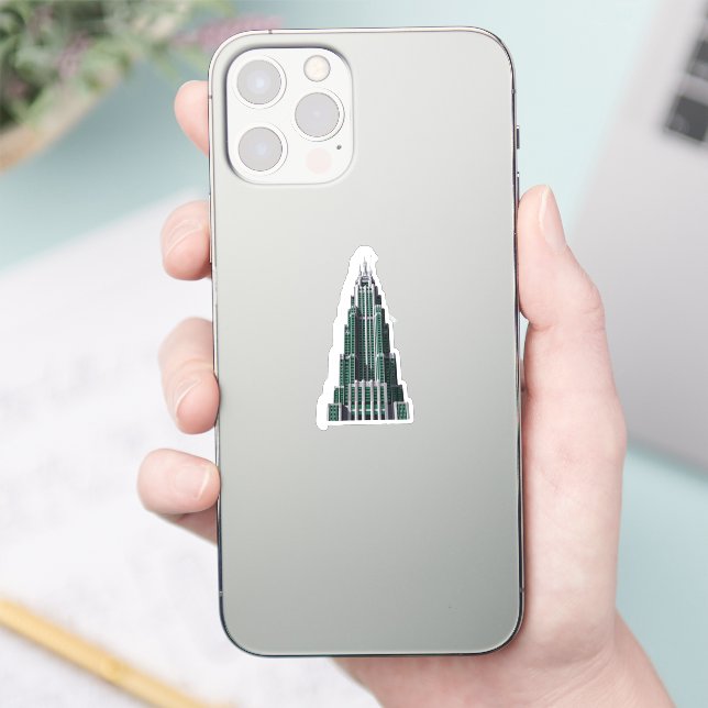 Chrysler Building Art Deco Sticker (Phone)