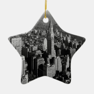 Chrysler Building New York Manhattan Ceramic Ornament