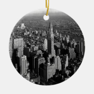 Chrysler Building New York Manhattan Ceramic Ornament