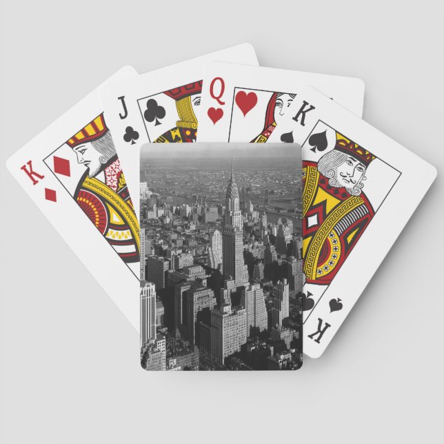 Chrysler Building New York Manhattan Playing Cards (Back)