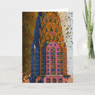 Chrysler Building Top Closeup #1 Card