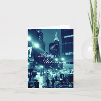 Chrysler construisant la carte bleue de vacances