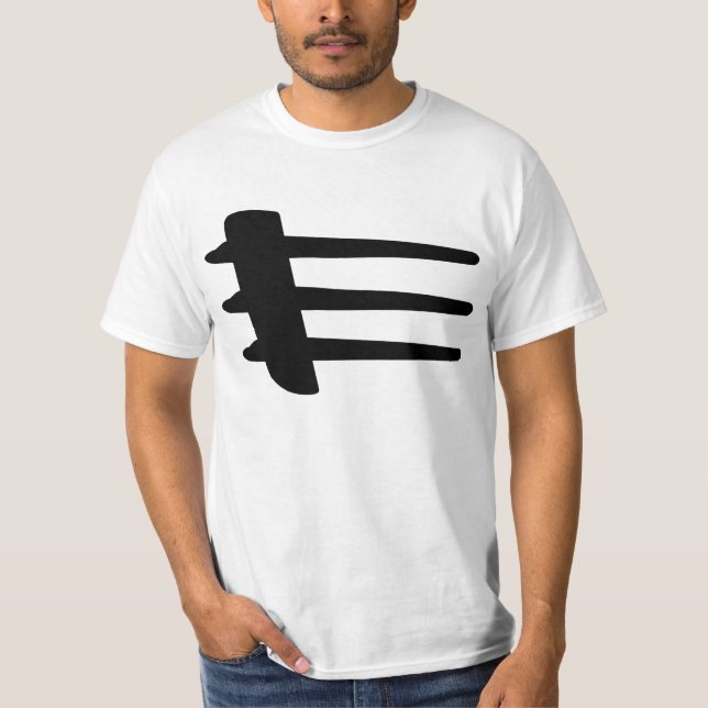 Chrysler Crossfire Side Strake Basic White T-Shirt (Front)