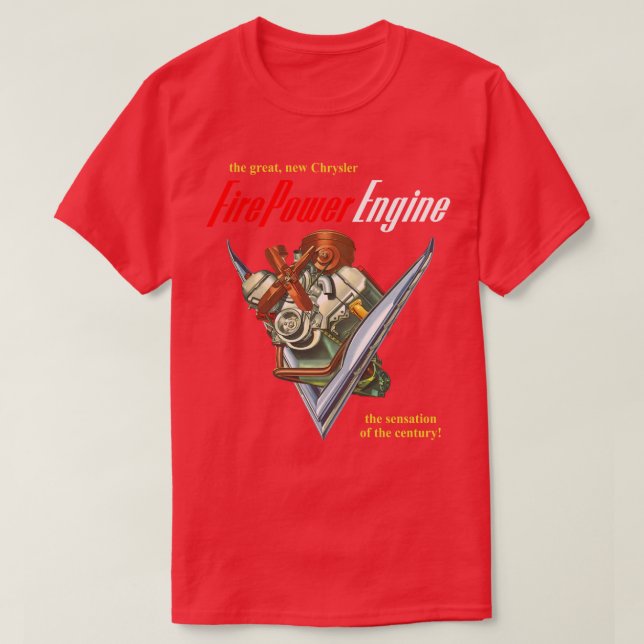Chrysler Firepower T-Shirt (Design Front)