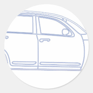 Chrysler PT Cruiser Classic Round Sticker