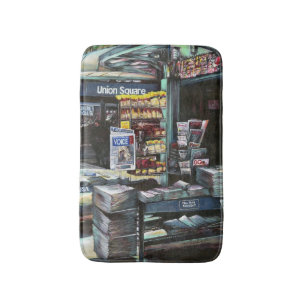 Chrysocolia Morning, Union Square, NYC Bath Mat