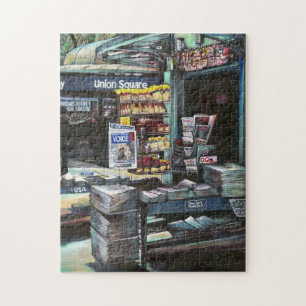 Chrysocolia Morning, Union Square, NYC Jigsaw Puzzle