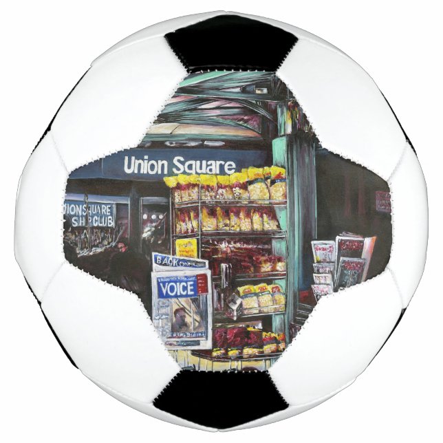 Chrysocolia Morning, Union Square, NYC Soccer Ball (Front)