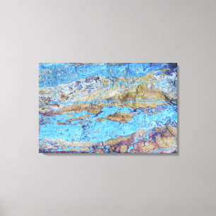Chrysocolla (CuSiO3 Canvas Print