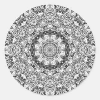 Chrystal Kaleidoscope 01 Classic Round Sticker