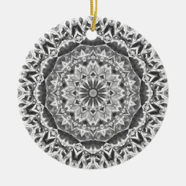 Chrystal Kaleidoscope 03 Ceramic Ornament (Front)
