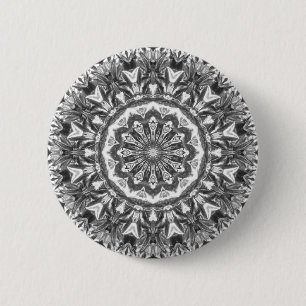 Chrystal Kaleidoscope 06 2 Inch Round Button