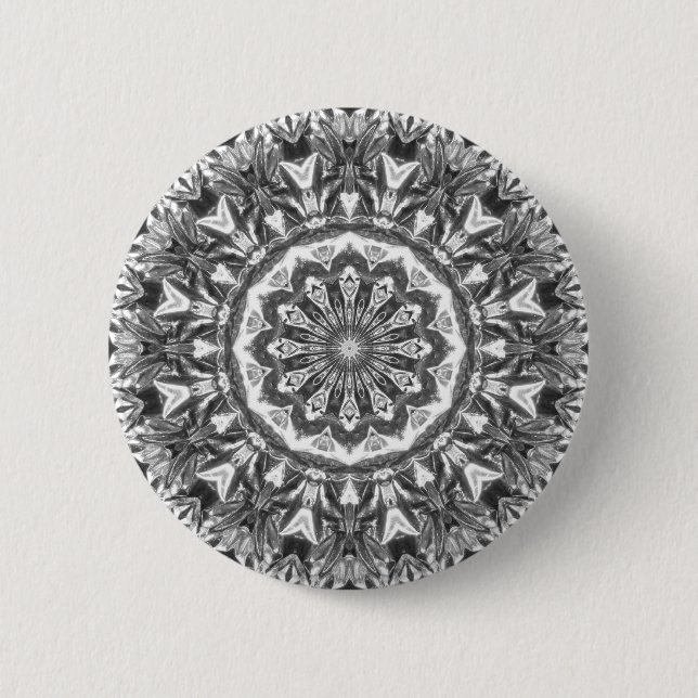 Chrystal Kaleidoscope 06 2 Inch Round Button (Front)