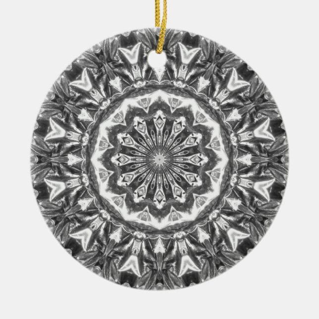 Chrystal Kaleidoscope 06 Ceramic Ornament (Front)
