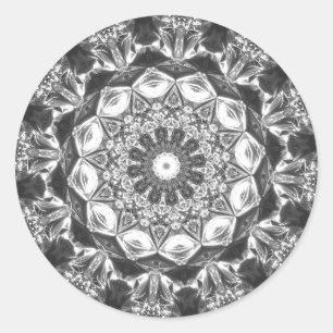 Chrystal Kaleidoscope 07 Classic Round Sticker