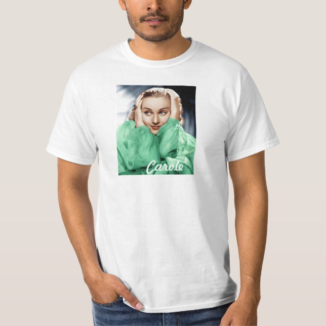 CHU Carole Lombard 1 white tee (Front)