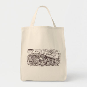 Chub & Carrot Provisions Vintage Artwork Tote Bag